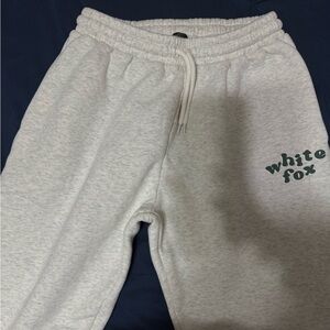 White Fox Sweatpants